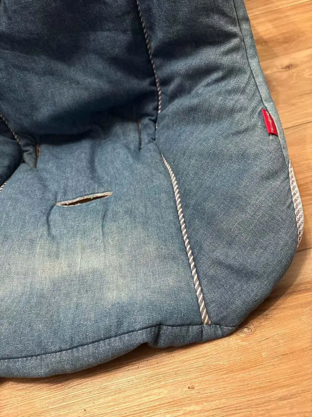 Vintage OshKosh B'Gosh Denim Jean Baby Carseat Seat Replacement Cover